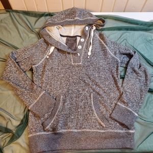 Jo & co jeans heathered grey hoodie
